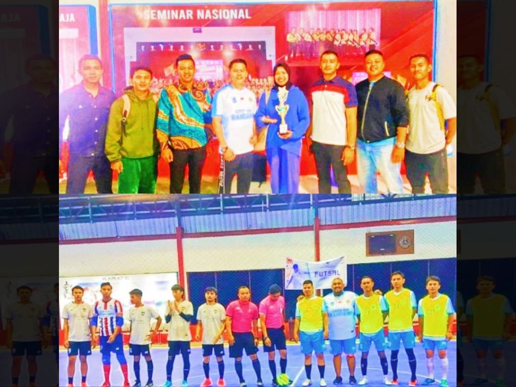 Dies Natalis ke 67 IPDN Sumatera Barat. IKAPTK Payakumbuh Raih Juara Tiga Kompetisi Futsal