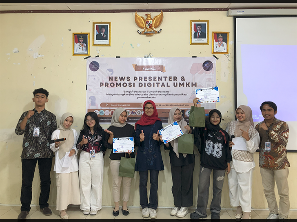 Lomba News Presenter dan Promosi Digital UMKM Resmi Digelar di Padang