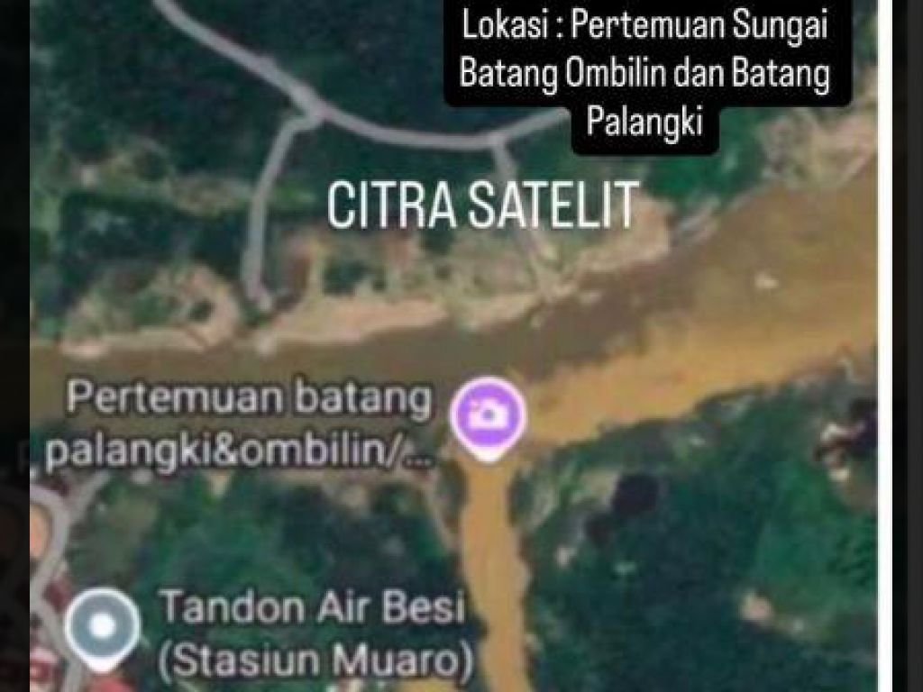 Gunakan Citra Drone, Polres Sijunjung Pantau Wilayah Rawan PETI di Sungai Batang Palangki
