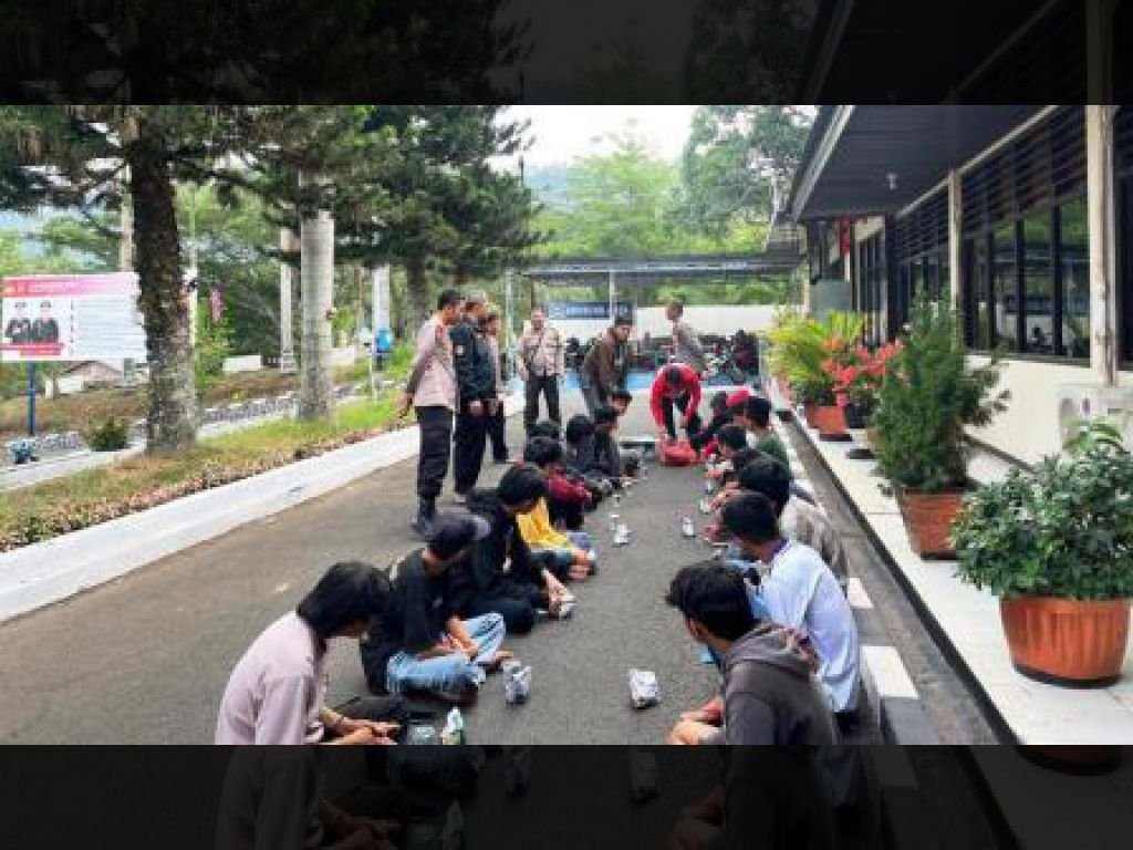 Polres Tanah Datar Gagalkan Aksi Tawuran, 19 Remaja Diamankan
