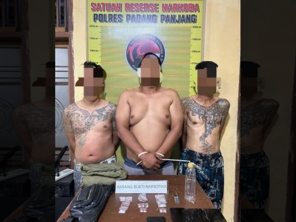 3 Terduga Pelaku Penyalahguna Narkoba Dibekuk, Polisi Sita Paket Shabu