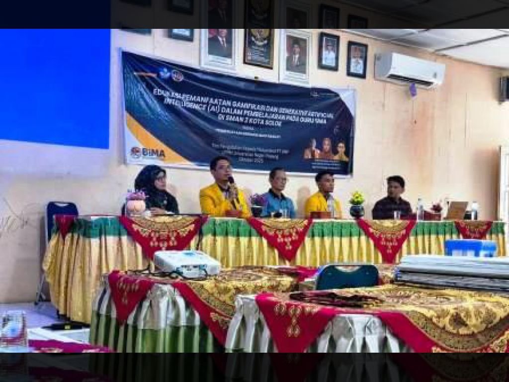 Ciptakan Pembelajaran Menyenangkan, Guru SMAN 2 Kota Solok Ikuti Pelatihan Literasi Digital AI