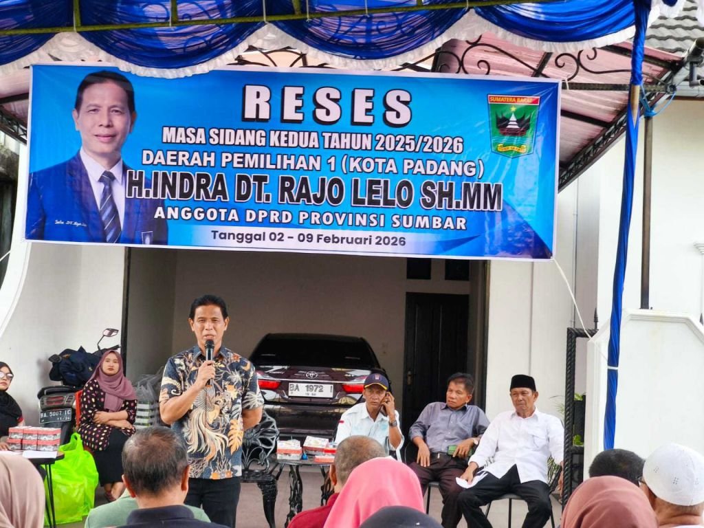 Reses DPRD Sumbar, H. Indra Dt. Rajo Lelo Serap Aspirasi Warga Rawang Kota Padang