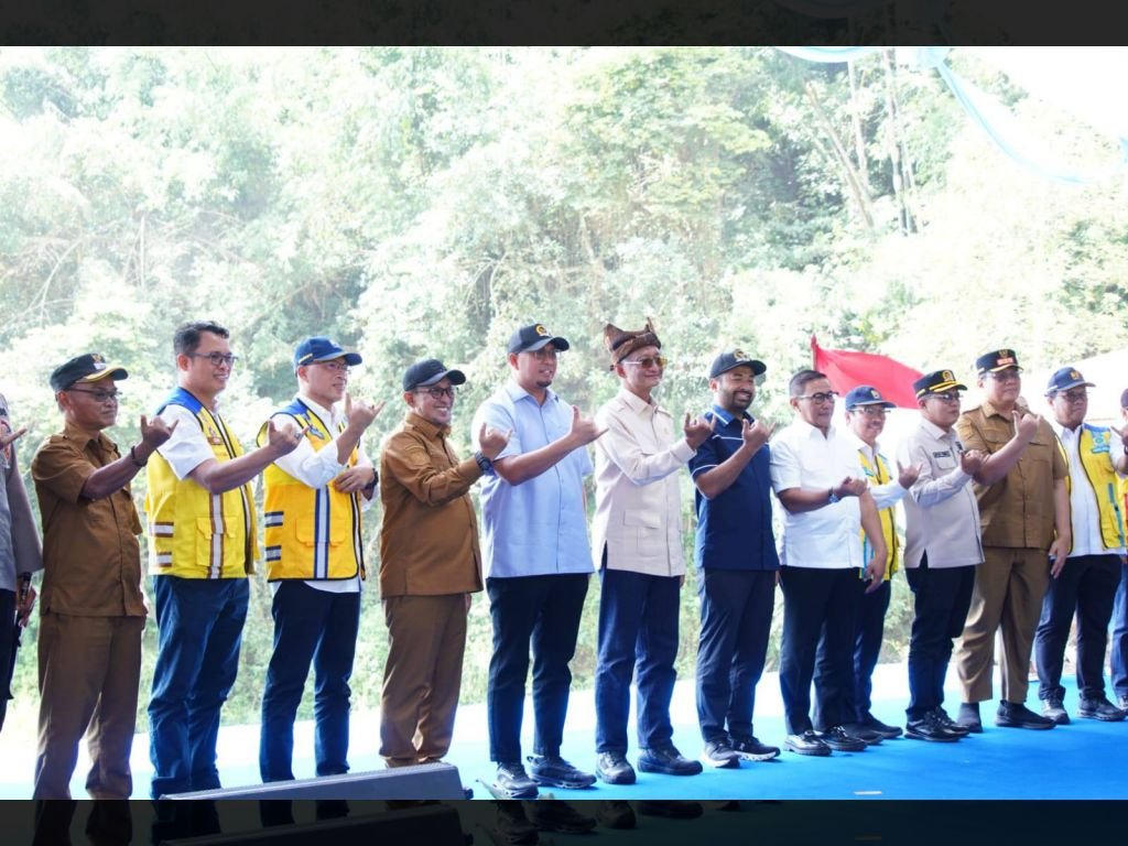 Pembangunan Sabo Dam Senilai Rp Rp249,8 Miliar Dimulai, Ground Breaking Dilakukan Menteri PU di Tanah Datar