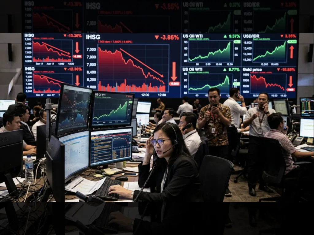 Harga Minyak Dunia Naik Tajam, IHSG Terseret Melemah, Rupiah Tertekan, Harga Emas Ikut Turun