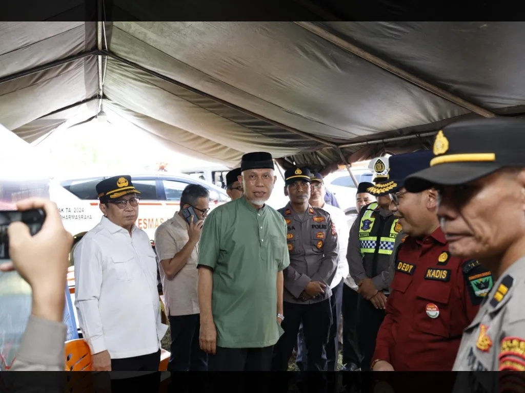Sambangi posko untuk memastikan kenyamanan pemudik melintas di Lintas Sumatera