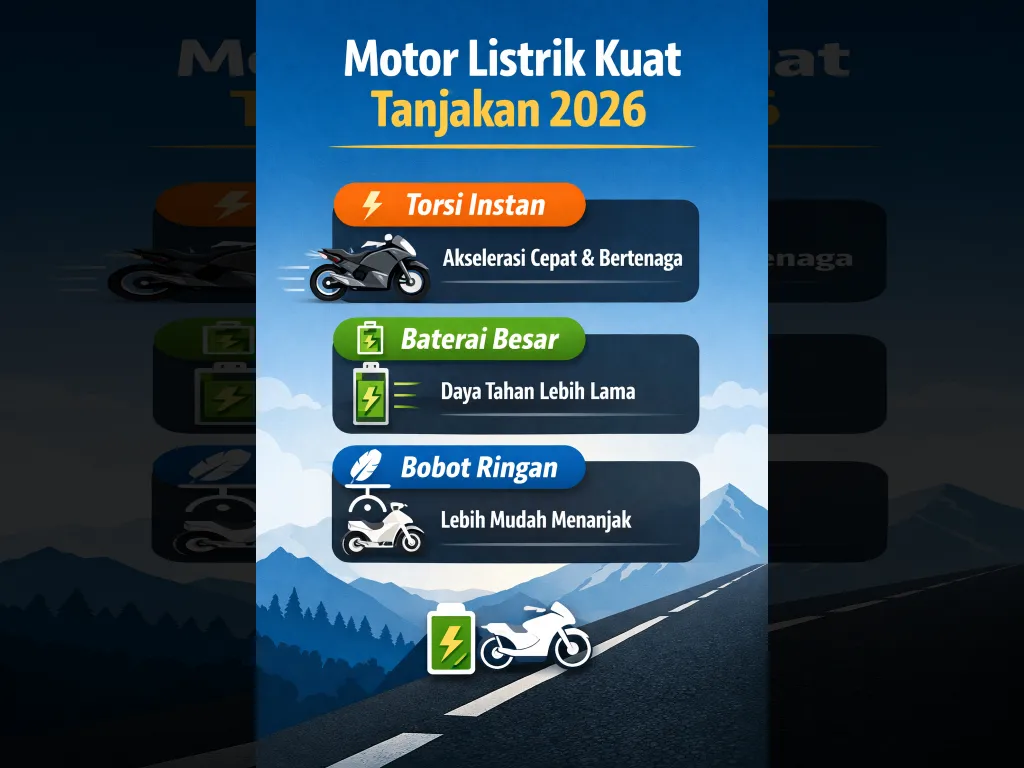 6 Motor Listrik Terkuat di Tanjakan 2026, Anti Loyo!}