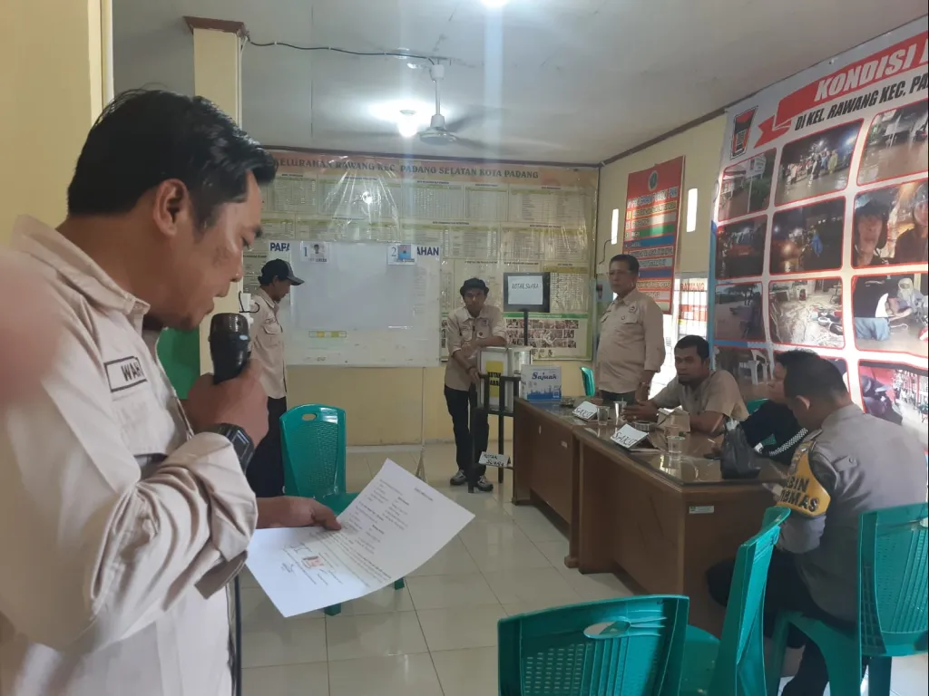 Persiapan perhitungan suara