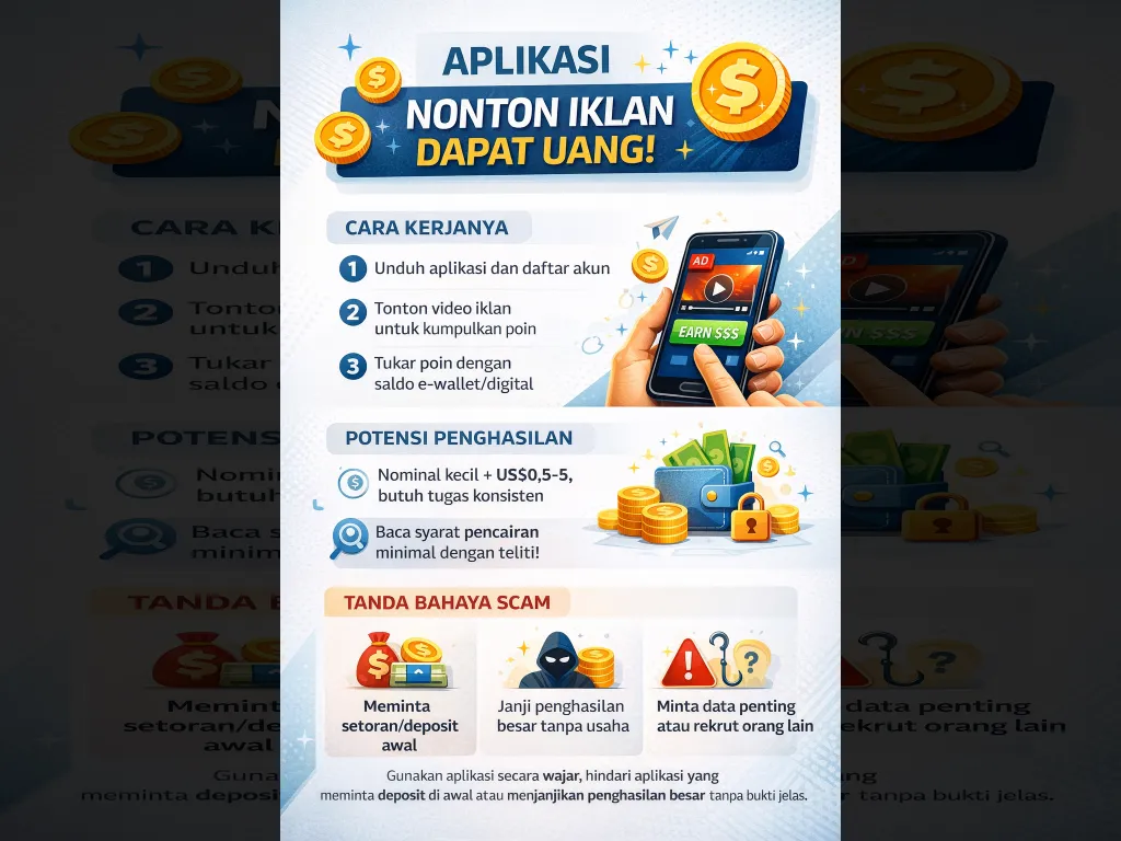 Aplikasi Nonton Iklan Dapat Uang