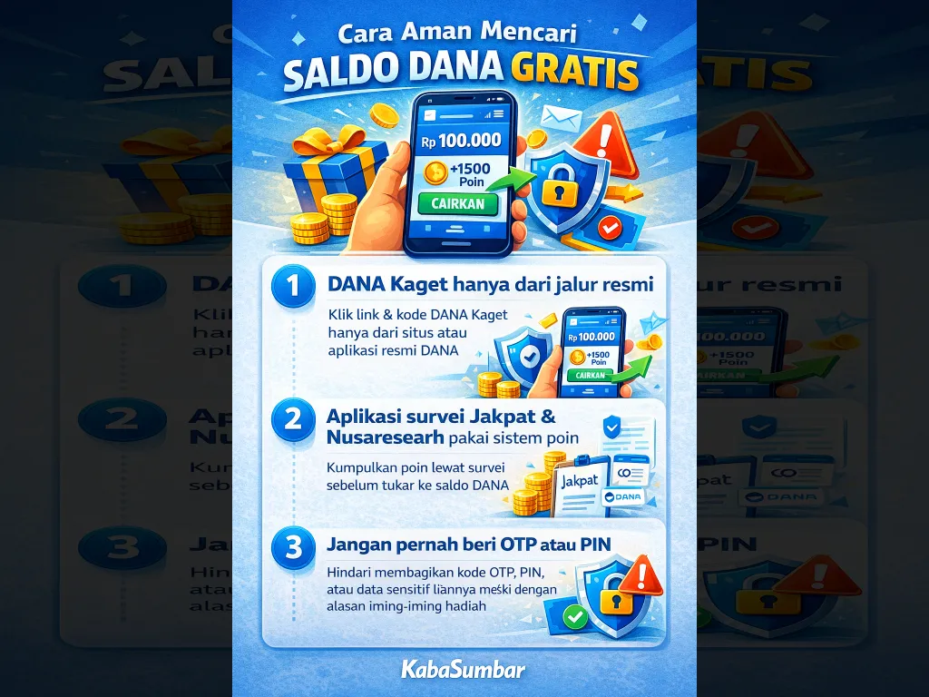 Cara aman mencari saldo Dana gratis