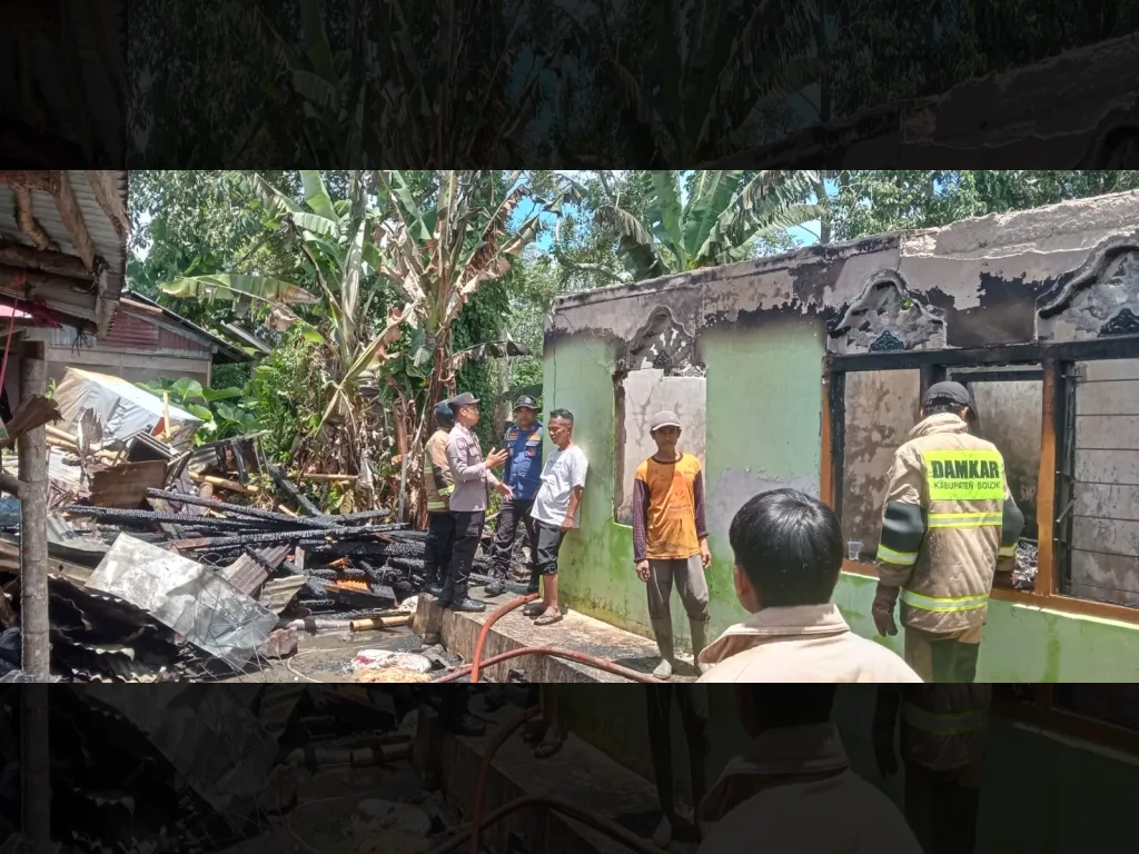 Rumah permanen di Sirukam hangus di kalap api