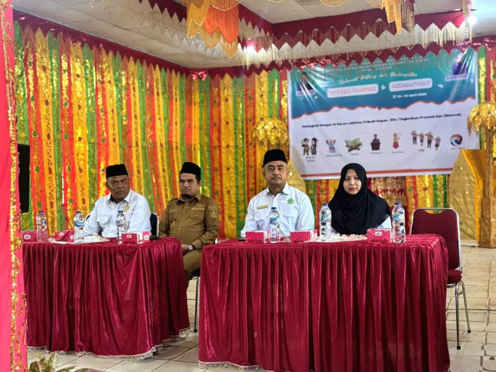 Suasana Pembukaan Sosialisasi Pekat dan Narkoba di MTsN 7 Solok di Tanjung Balik