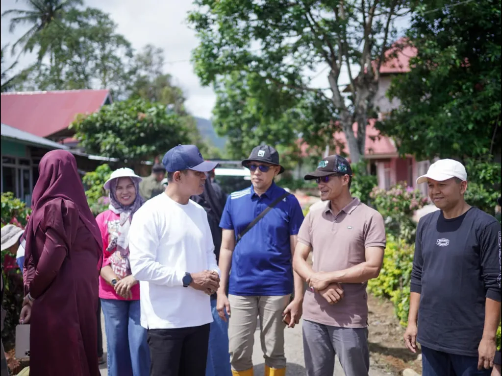 Bupati Solok hadiri aksi Goro  disambut Wali Nagari Koto Gadang Guguak