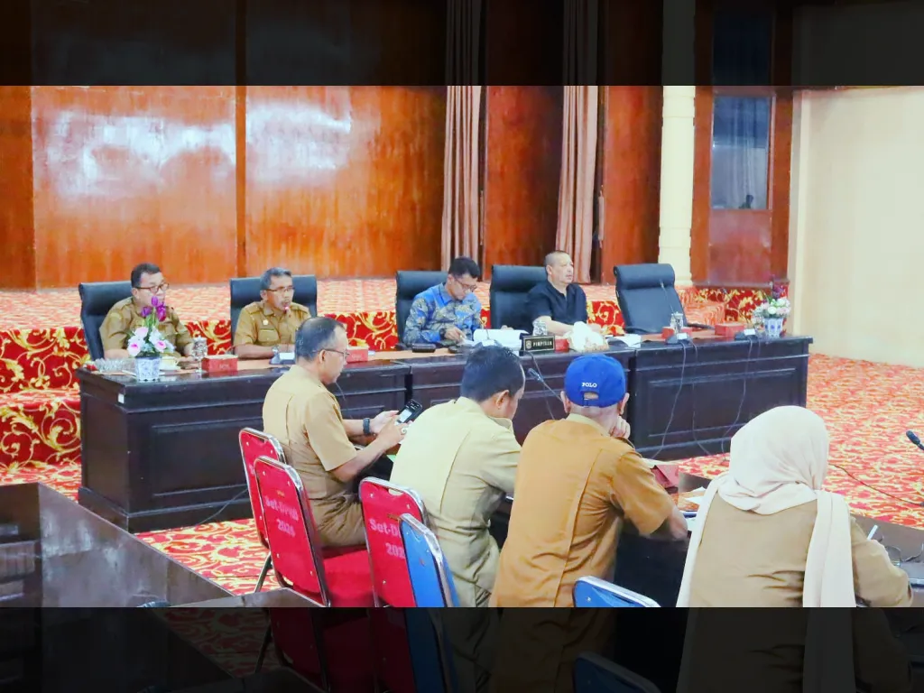 Suasana raker Pilwana dengan DPMN Kabupaten Solok