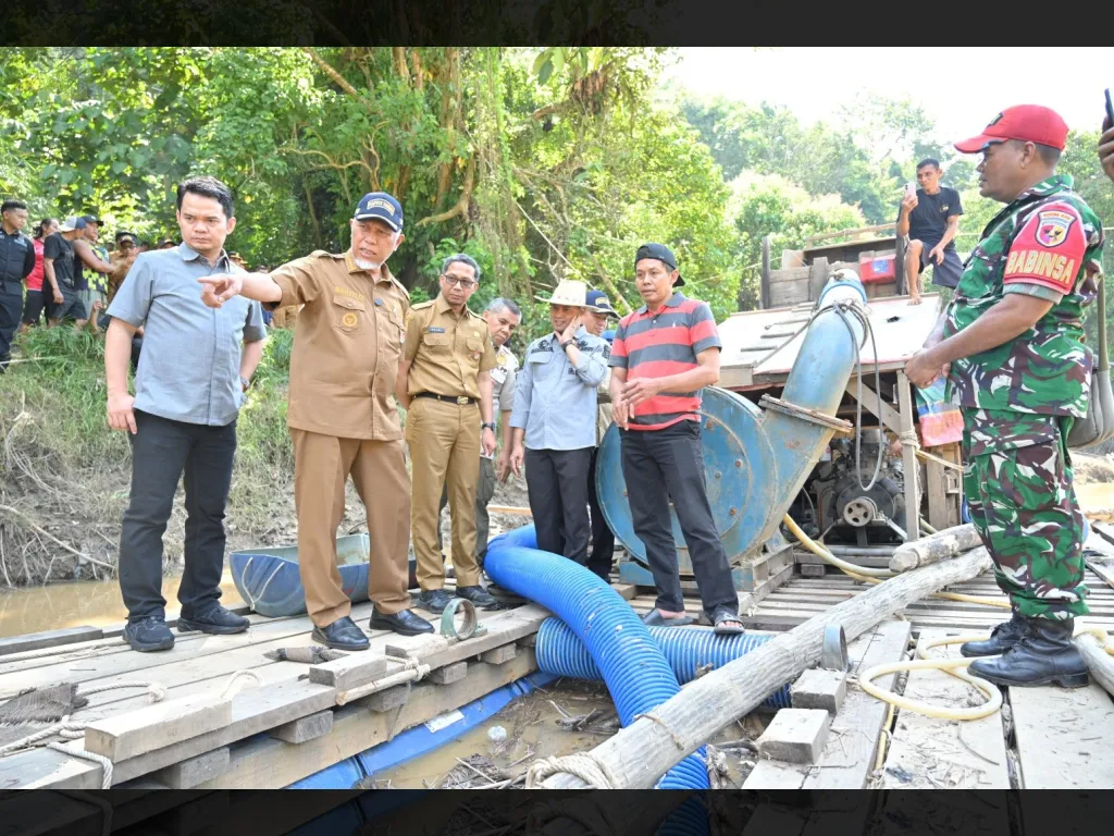Lokasi tambang Emas Ilegal di Sijunjung