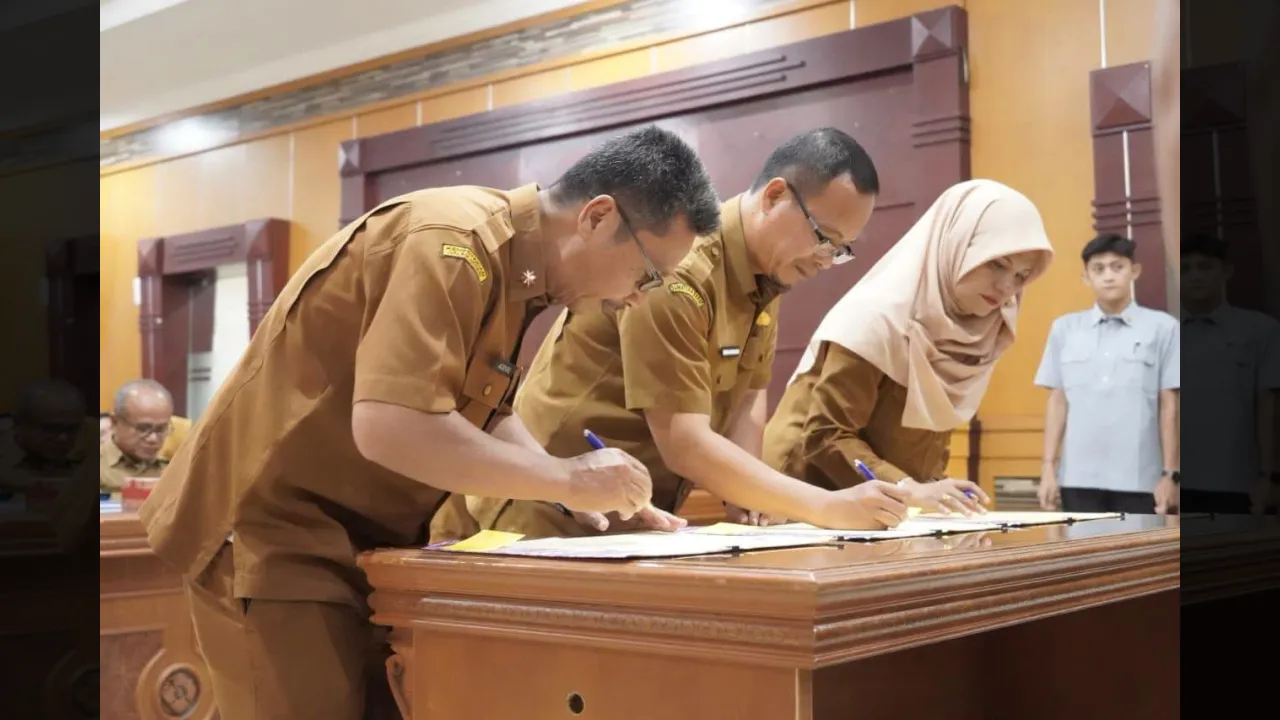 Penandatanganan PKS tentang akuntabel pengelolaan anggaran