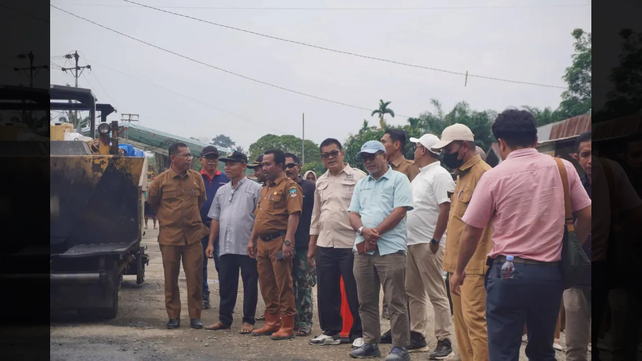 Menandai pengerjaan dilakukan dengan penyalaan peralatan