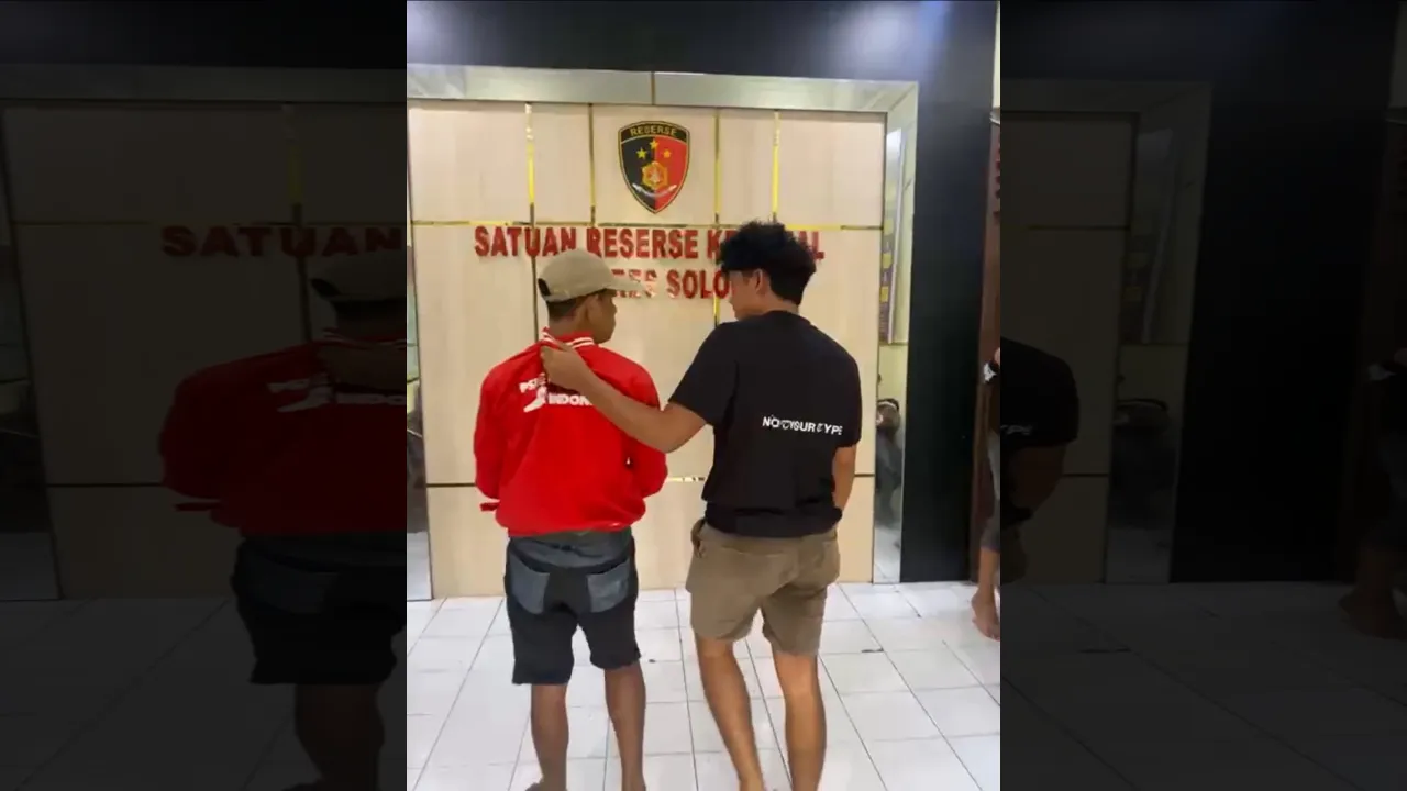 Terduga pelaku Curanmor Cui digelandang ke Pampolres Solok
