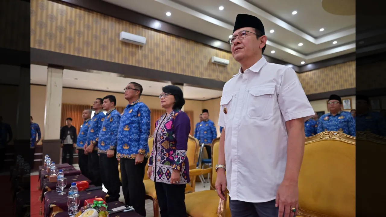 Wali Kota Payakumbuh, Zulmaeta, saat membuka Sosialisasi RPL di Aula Josrizal Zain, Balai Kota Payakumbuh, Kamis (17/9/2026).