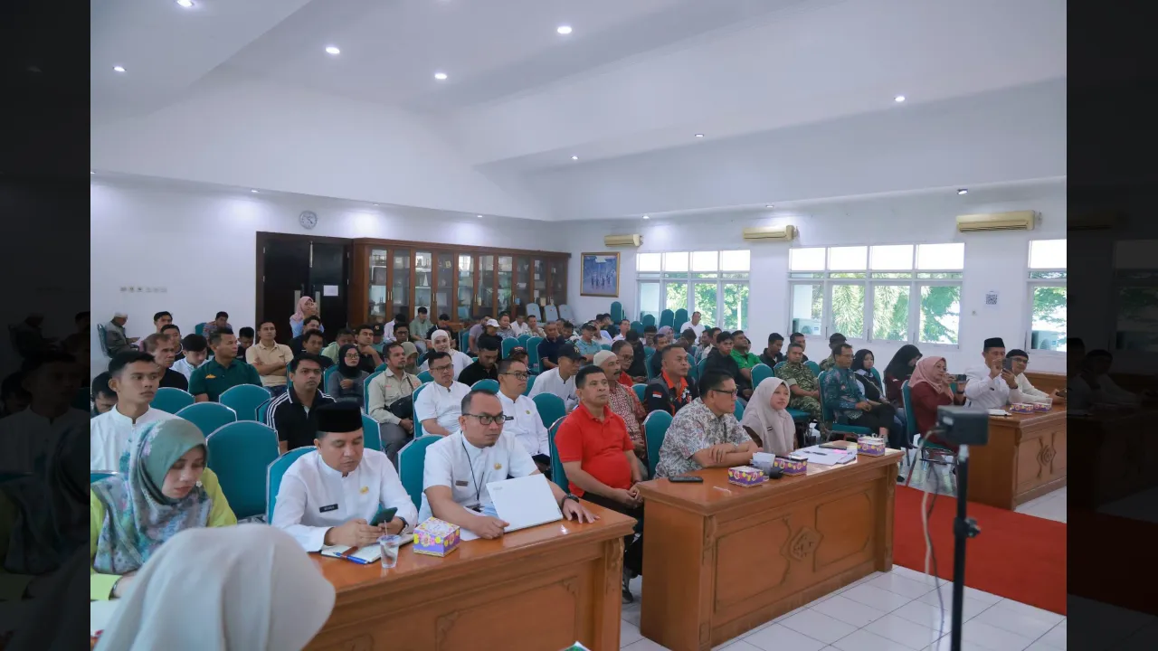 Suasana Rakor dana Hibah KONI Tanah Datar