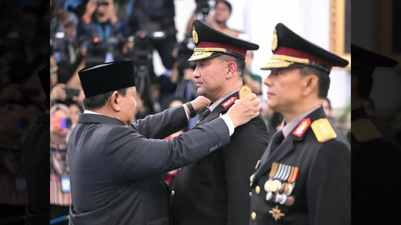 Presiden Prabowo Lantik Suyudi Ario Seto sebagai Kapolri, Wahyu Hadiningrat Jadi Wakapolri}