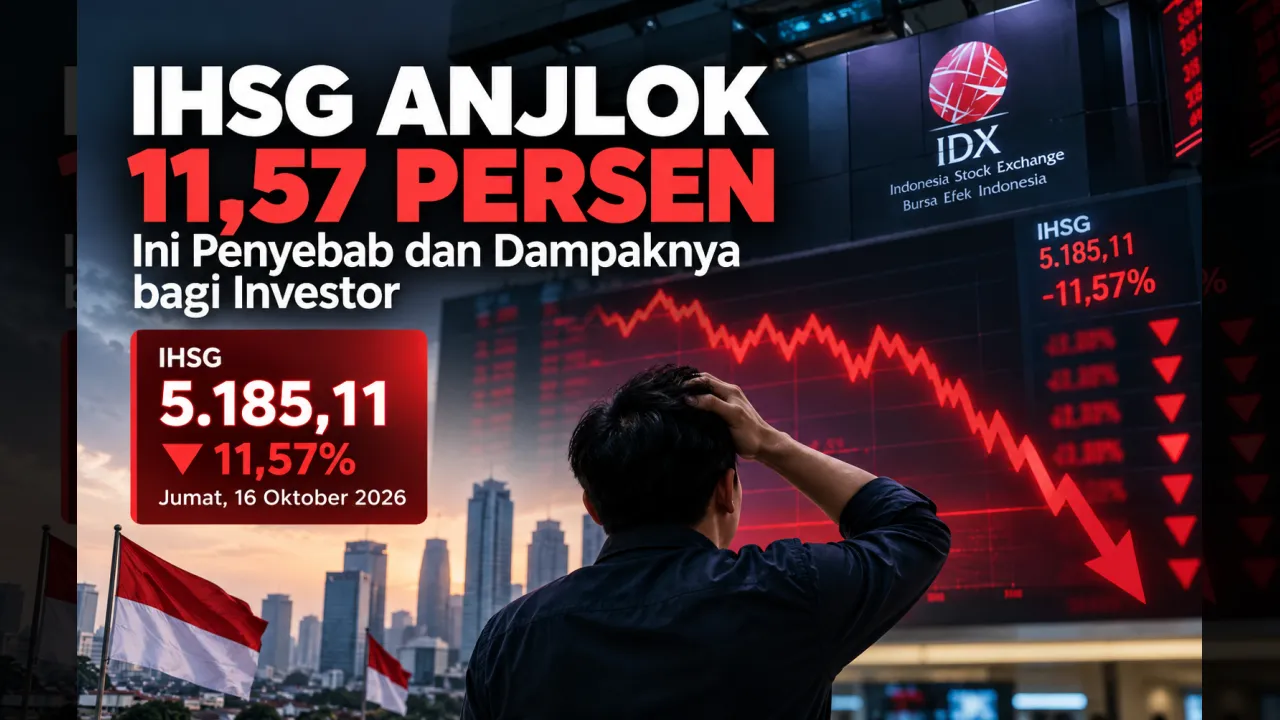 IHSG Anjlok 11,57 Persen, Ini Penyebab dan Dampaknya bagi Investor